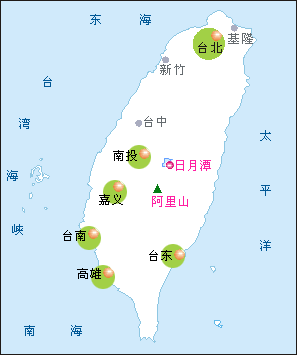 台湾地图