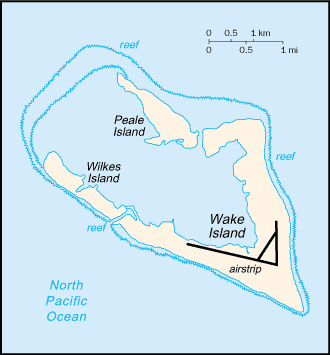 Map of Wake Island