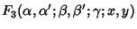 $\displaystyle F_3(\alpha,\alpha';\beta,\beta';\gamma;x,y)$