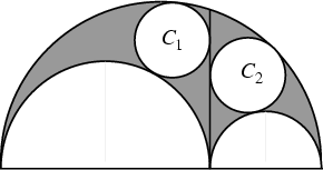 \begin{figure}\begin{center}\BoxedEPSF{ArchimedesCircles.epsf}\end{center}\end{figure}