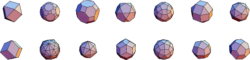 \begin{figure}\begin{center}\BoxedEPSF{DualsArchimedeanSolids1.epsf scaled 1250}\end{center}\end{figure}