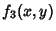 $\displaystyle f_3(x,y)$