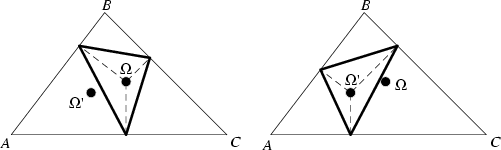 \begin{figure}\begin{center}\BoxedEPSF{BrocardPointsPedal.epsf scaled 700}\end{center}\end{figure}