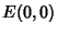 $\displaystyle E(0,0)$