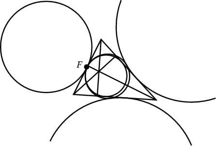 \begin{figure}\begin{center}\BoxedEPSF{feuerbachs_theorem.epsf scaled 1000}\end{center}\end{figure}