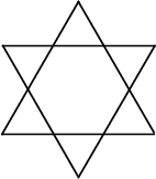 \begin{figure}\begin{center}\BoxedEPSF{star_of_david.epsf}\end{center}\end{figure}