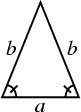 \begin{figure}\begin{center}\BoxedEPSF{IsoscelesTriangle.epsf scaled 1100}\end{center}\end{figure}