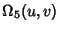 $\displaystyle \Omega_5(u,v)$