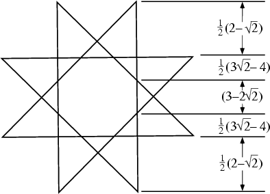 \begin{figure}\begin{center}\BoxedEPSF{OctagramLengths.epsf scaled 1000}\end{center}\end{figure}