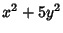 $x^2+5y^2$