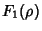 $\displaystyle F_1(\rho)$