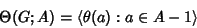 \begin{displaymath}
\Theta(G; A)=\left\langle{\theta(a): a\in A-{1}}\right\rangle{}
\end{displaymath}