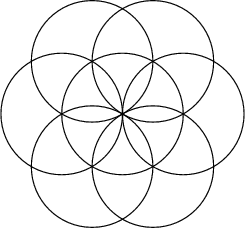 \begin{figure}\begin{center}\BoxedEPSF{SeedofLife.epsf scaled 700}\end{center}\end{figure}