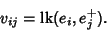 \begin{displaymath}
v_{ij}={\rm lk}(e_i,e_j^+).
\end{displaymath}