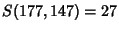 $S(177,147)=27$