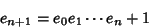 \begin{displaymath}
e_{n+1}=e_0e_1\cdots e_n+1
\end{displaymath}