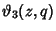 $\displaystyle \vartheta _3(z,q)$