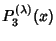 $\displaystyle P_3^{(\lambda)}(x)$